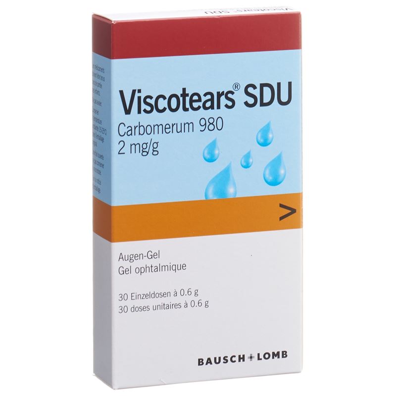 VISCOTEARS SDU Augengel 30 Monodos 0.6 g