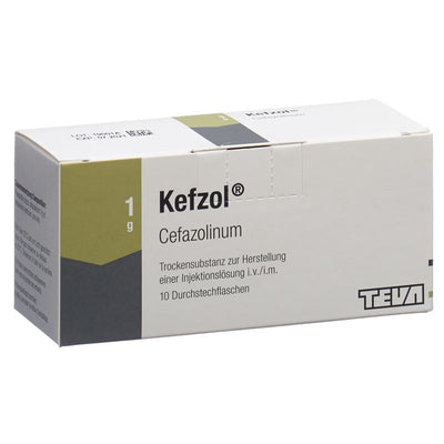 KEFZOL Trockensub 1 g Durchstf 10 Stk