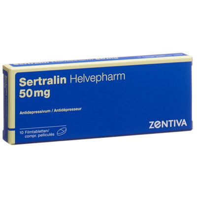 SERTRALIN Helvepharm Filmtabl 50 mg 10 Stk