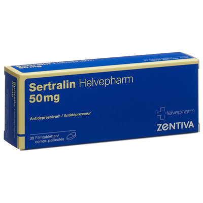 SERTRALIN Helvepharm Filmtabl 50 mg 30 Stk