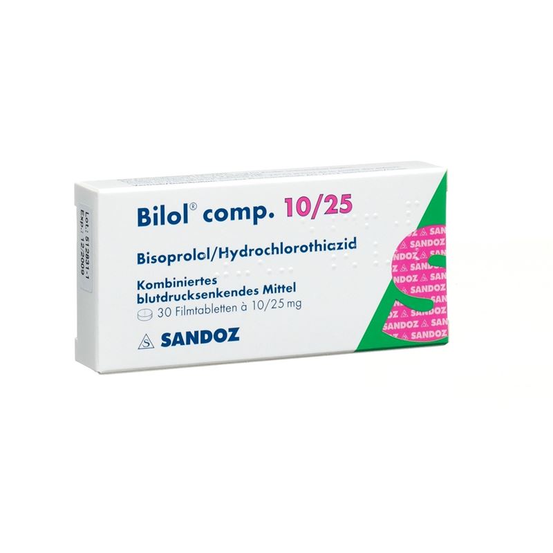 BILOL comp Filmtabl 10/25 mg 30 Stk