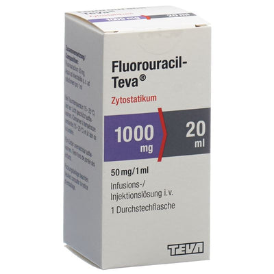 FLUOROURACIL Teva 1000 mg/20ml Durchstf 20 ml