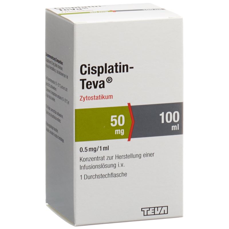 CISPLATIN Teva 50 mg/100ml Durchstf 100 ml