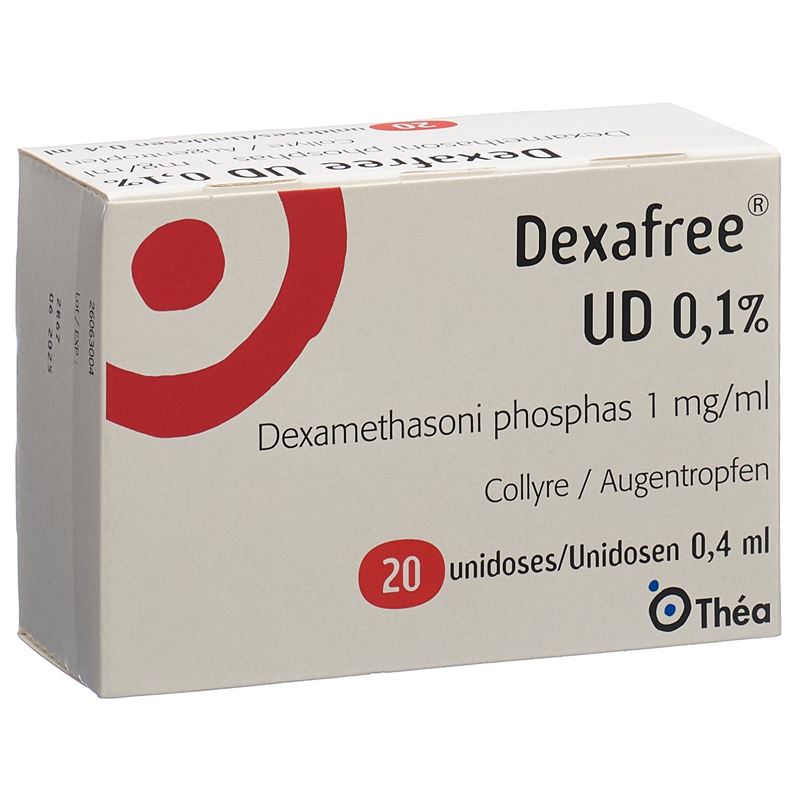 DEXAFREE UD Gtt Opht 0.1 % 20 Monodos 0.4 ml