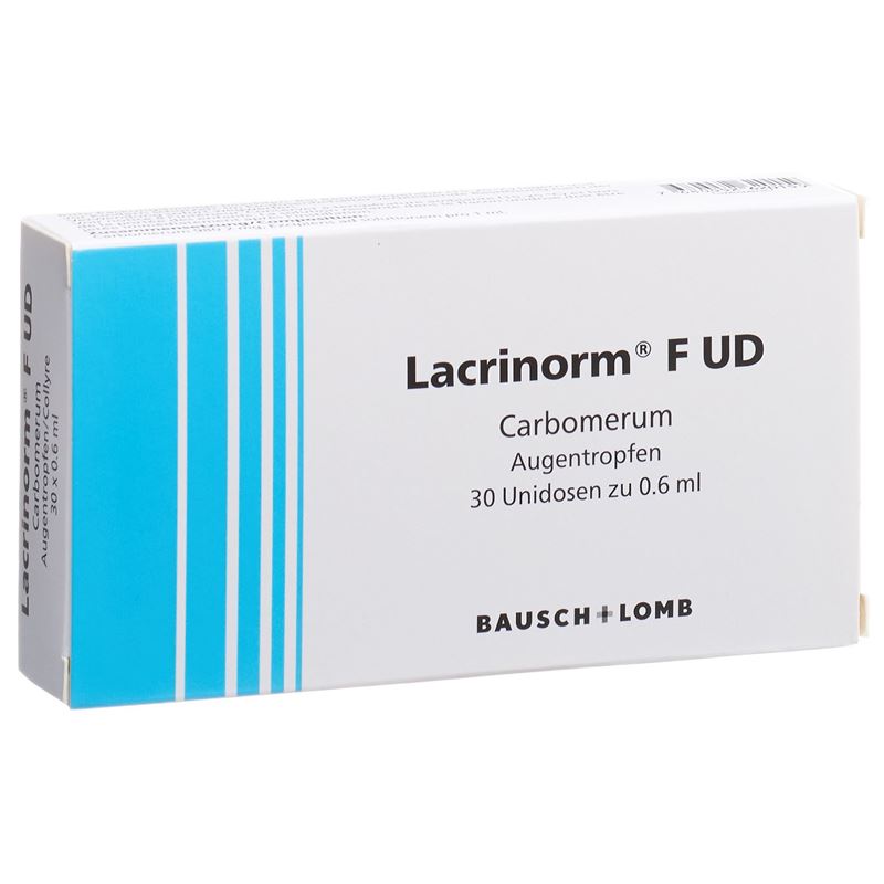 LACRINORM F UD Gtt Opht 30 Unidos 0.6 ml