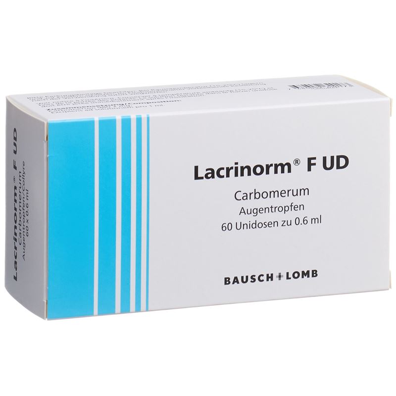 LACRINORM F UD Gtt Opht 60 Unidos 0.6 ml