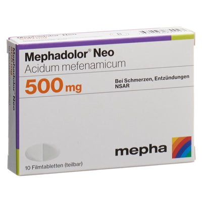 MEPHADOLOR Neo Filmtabl 500 mg 10 Stk