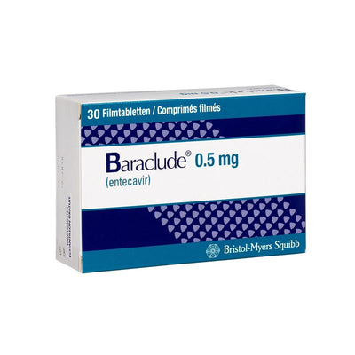 BARACLUDE Filmtabl 0.5 mg 30 Stk