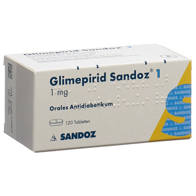 GLIMEPIRID Sandoz Tabl 1 mg 120 Stk