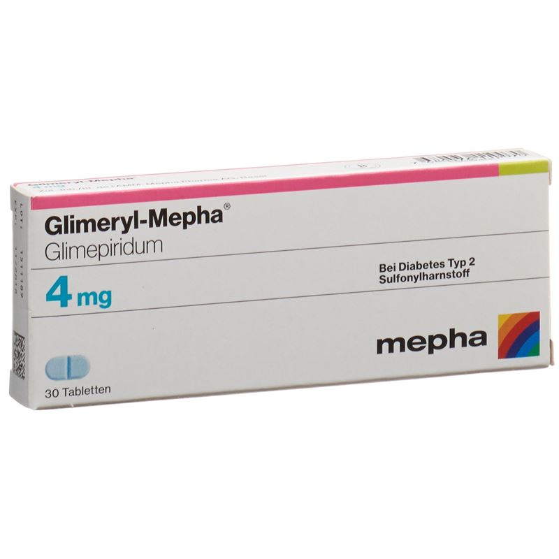 GLIMERYL Mepha Tabl 4 mg 30 Stk