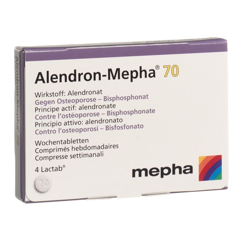 ALENDRON Mepha Lactab 70 mg 4 Stk