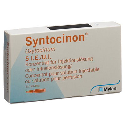 SYNTOCINON Inj Inf Präp 5 IE 5 Amp 1 ml