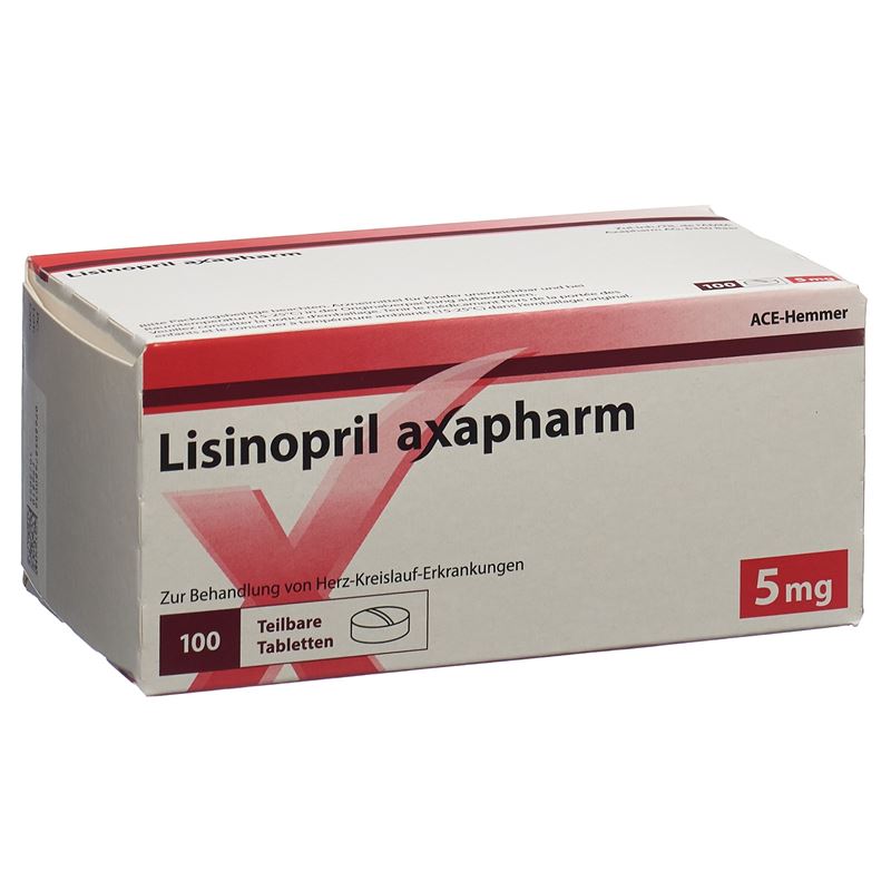 LISINOPRIL axapharm Tabl 5 mg 100 Stk