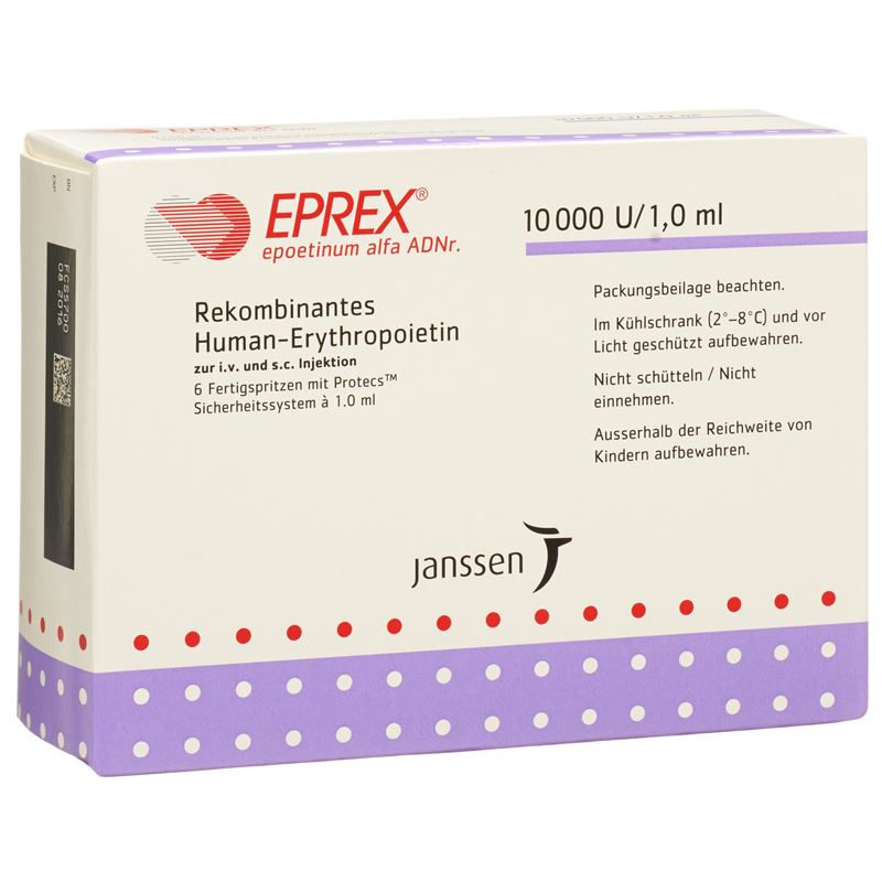 EPREX 10000 IE/ml (Protecs) 6 Fertspr 1 ml