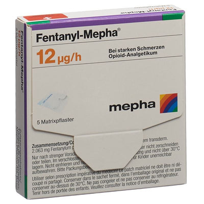 FENTANYL Mepha Matrixpfl 12 mcg/h 5 Stk