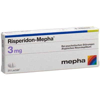 RISPERIDON Mepha Lactab 3 mg 20 Stk