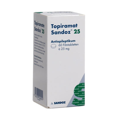 TOPIRAMAT Sandoz Filmtabl 25 mg Ds 60 Stk