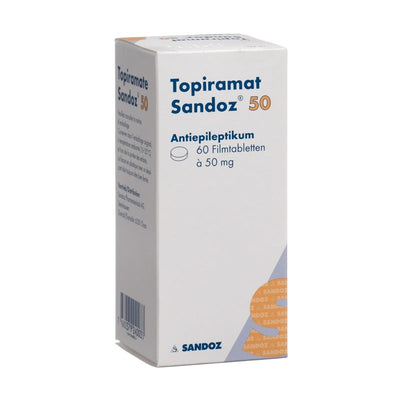 TOPIRAMAT Sandoz Filmtabl 50 mg Ds 60 Stk