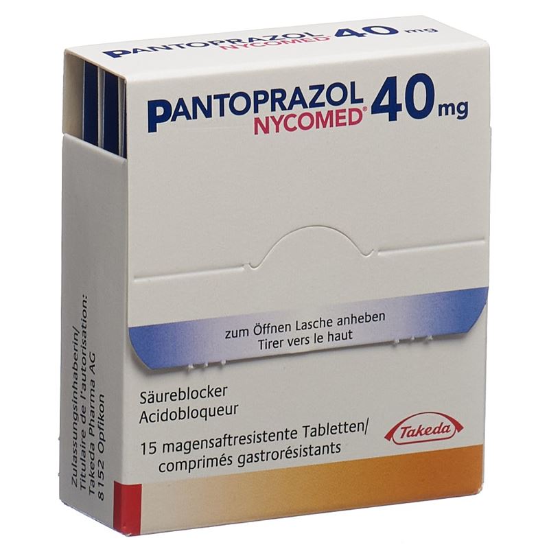 PANTOPRAZOL Nycomed Filmtabl 40 mg 15 Stk