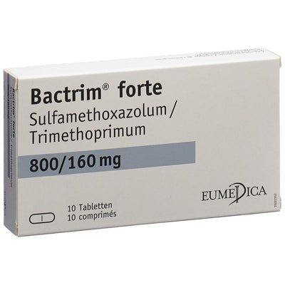 BACTRIM forte Tabl 800/160mg 10 Stk