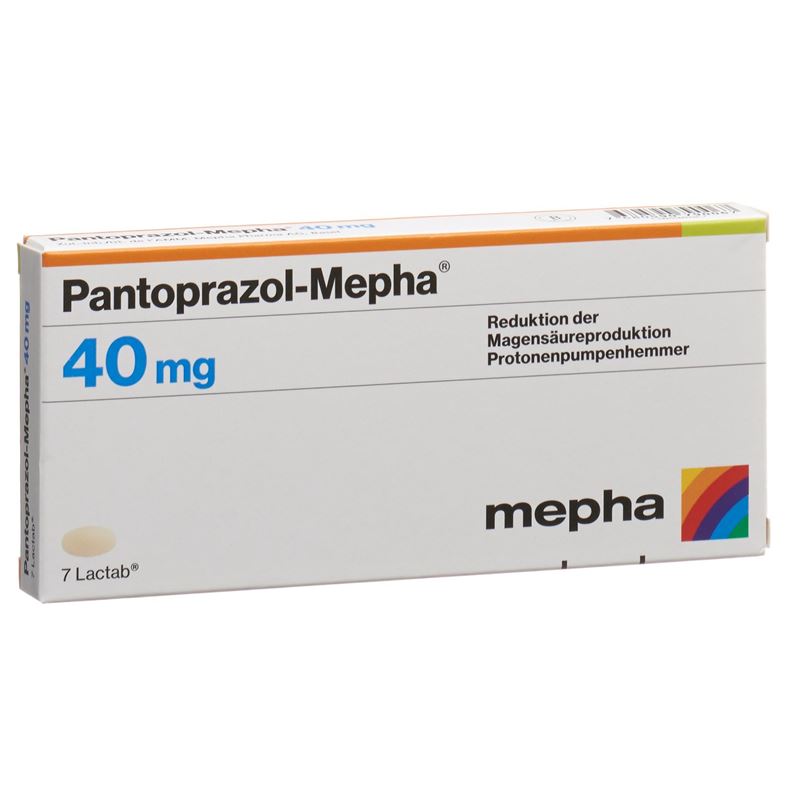 PANTOPRAZOL Mepha Lactab 40 mg 7 Stk