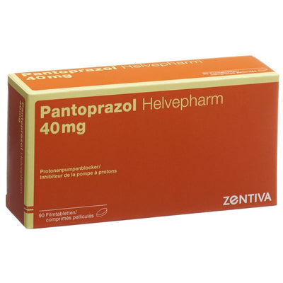 PANTOPRAZOL Helvepharm Filmtabl 40 mg 90 Stk