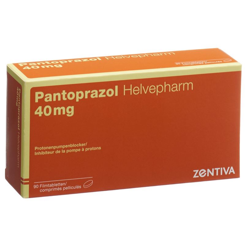 PANTOPRAZOL Helvepharm Filmtabl 40 mg 90 Stk