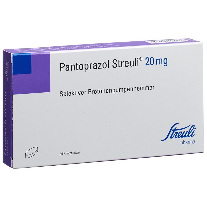 PANTOPRAZOL Streuli Filmtabl 20 mg 60 Stk