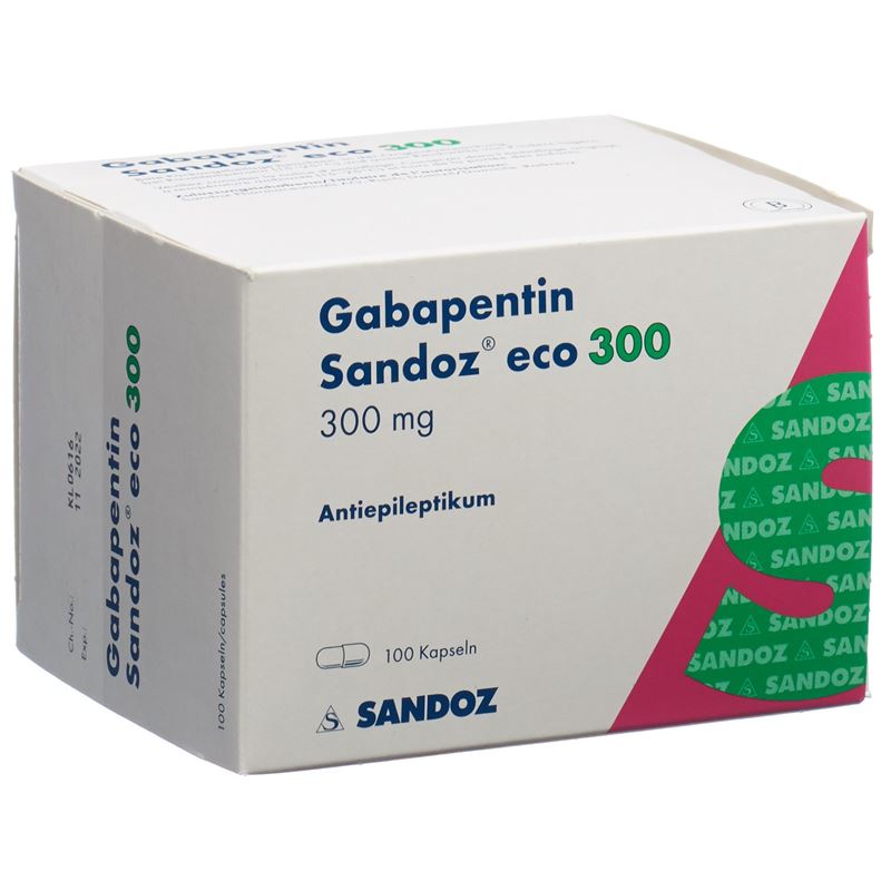 GABAPENTIN Sandoz eco Kaps 300 mg 100 Stk