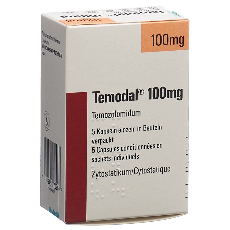 TEMODAL Kaps 100 mg Btl 5 Stk