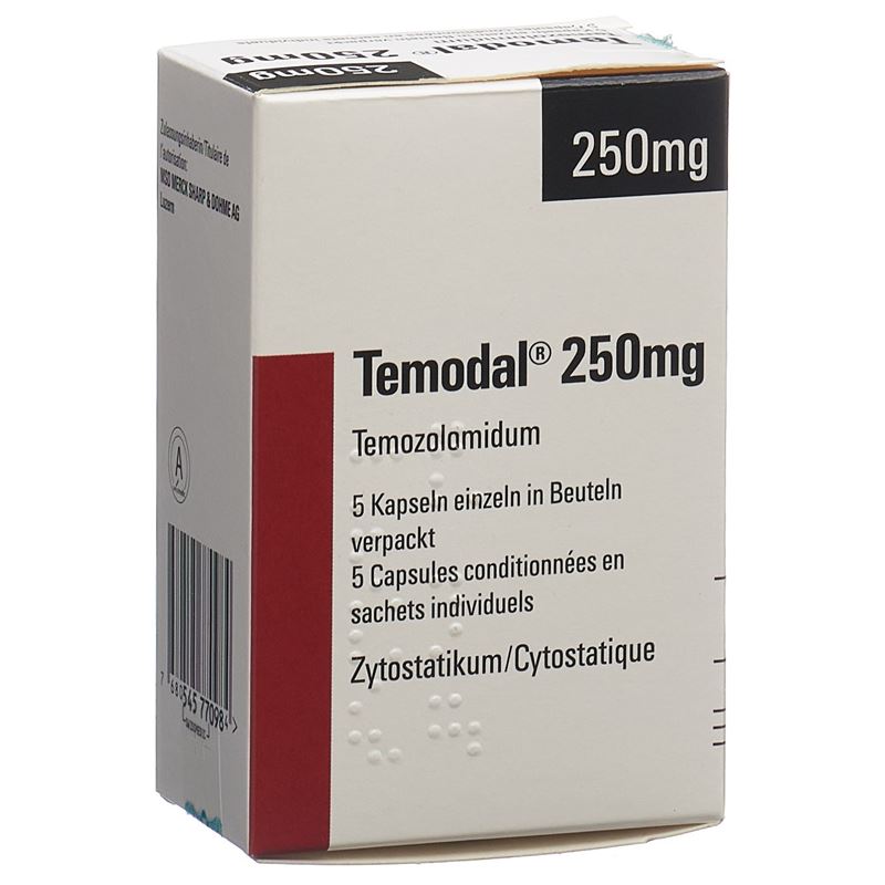 TEMODAL Kaps 250 mg Btl 5 Stk