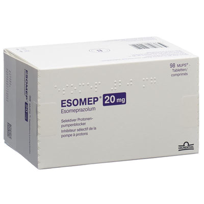 ESOMEP MUPS Tabl 20 mg 98 Stk