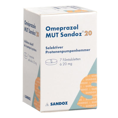 OMEPRAZOL MUT Sandoz Filmtabl 20 mg Ds 7 Stk