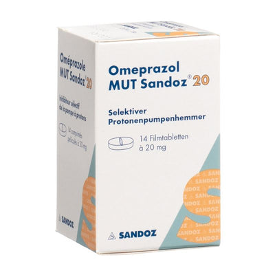 OMEPRAZOL MUT Sandoz Filmtabl 20 mg Ds 14 Stk