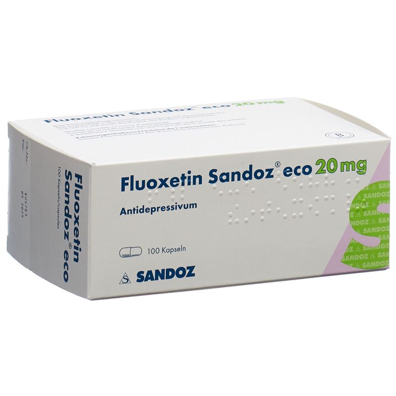 FLUOXETIN Sandoz eco Kaps 20 mg 100 Stk