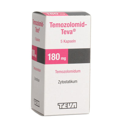 TEMOZOLOMID Teva Kaps 180 mg Fl 5 Stk