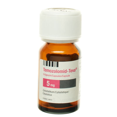 TEMOZOLOMID Teva Kaps 5 mg Fl 20 Stk