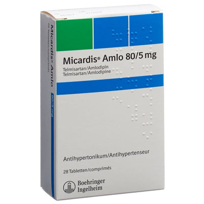 MICARDIS Amlo Tabl 80/5 mg 28 Stk