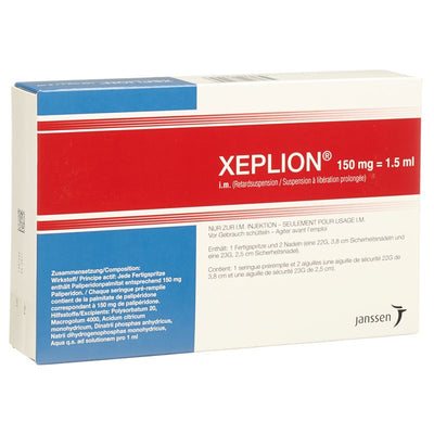 XEPLION Inj Susp 150 mg/1.5ml Fertspr 1.5 ml