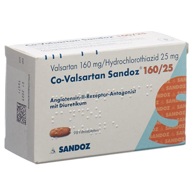 CO-VALSARTAN Sandoz Filmtabl 160/25 98 Stk