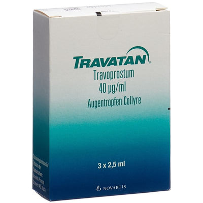 TRAVATAN Gtt Opht 40 mcg/ml 3 Fl 2.5 ml