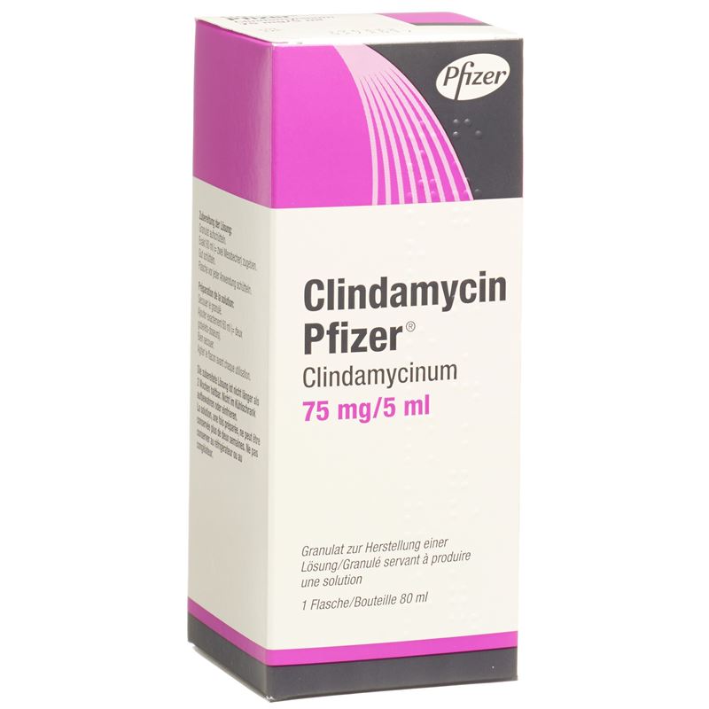 CLINDAMYCIN Pfizer Gran 75 mg/5ml Fl 80 ml