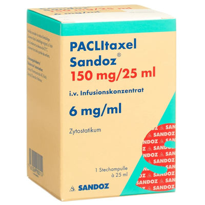 PACLITAXEL Sandoz 150 mg/25ml Durchstf 25 ml