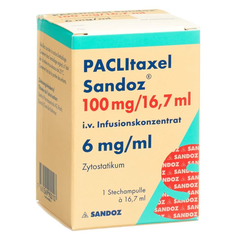 PACLITAXEL Sandoz 100 mg/16.7ml Durchstf 16.7 ml