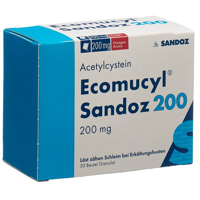 ECOMUCYL Sandoz Gran 200 mg Btl 30 Stk