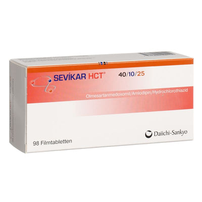 SEVIKAR HCT Filmtabl 40/10/25 mg 98 Stk