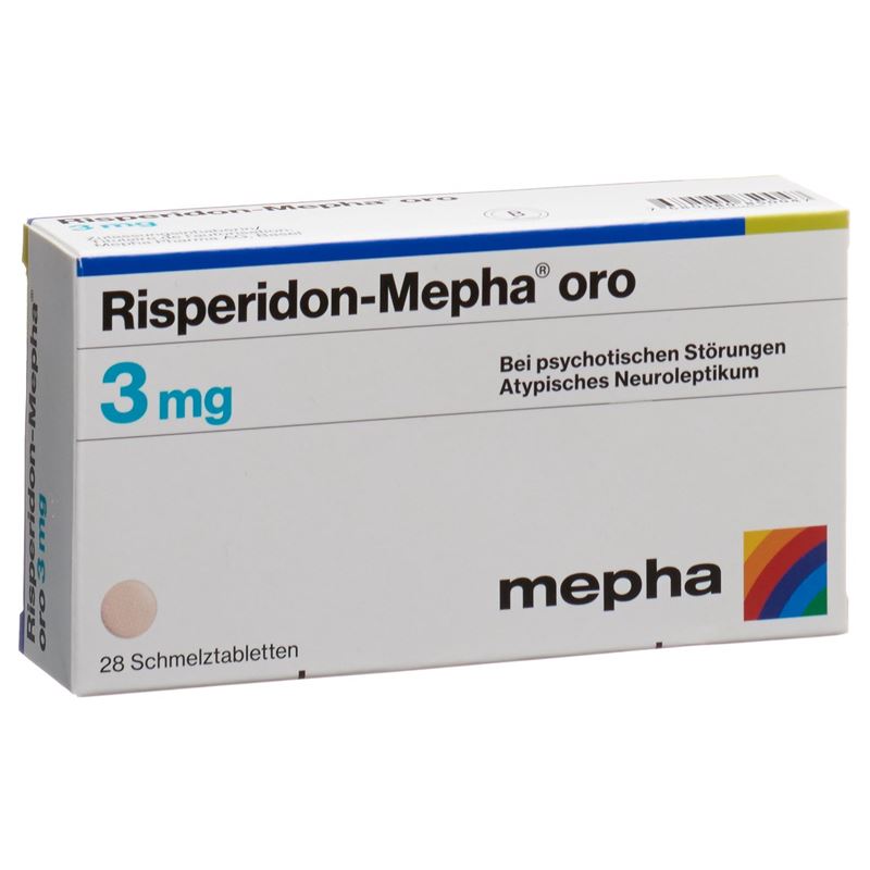 RISPERIDON Mepha oro Schmelztabl 3 mg 28 Stk