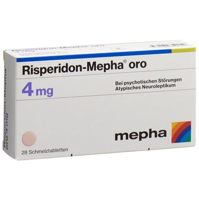 RISPERIDON Mepha oro Schmelztabl 4 mg 28 Stk