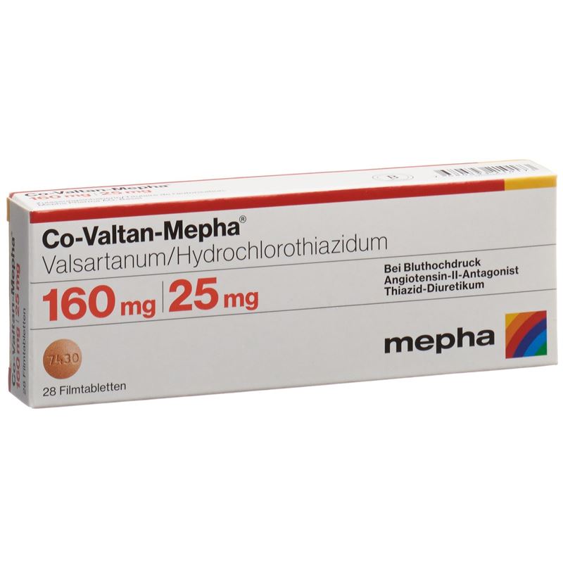 CO-VALTAN Mepha Filmtabl 160/25 mg 28 Stk