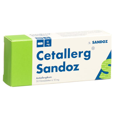 CETALLERG Sandoz Filmtabl 10 mg 50 Stk